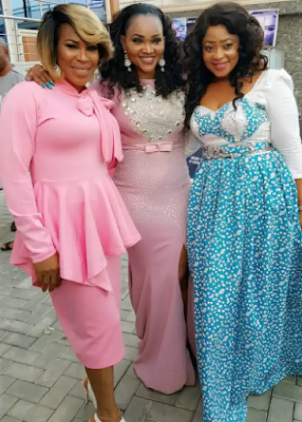 Photos: Actress Mercy Aigbe, Fathia Balogun Stun At Movie Premiere